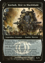 Korlash, Heir to Blackblade - Foil - Prerelease Promo
